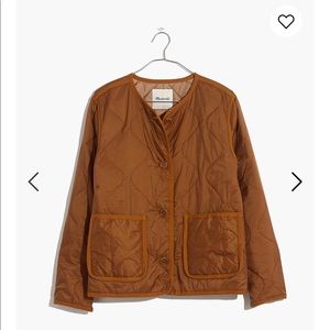 Madewell Quilted Liner Jacket in Golden Pecan XXL
